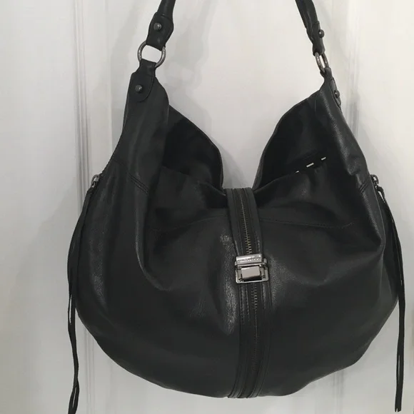 Rebecca Minkoff Awesome! Darling Black Hobo handbag - Picture 1 of 10